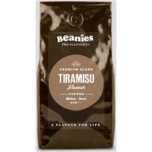 Beanies Premium Tiramisu Roast Coffee - 1kg (Medium Grind)