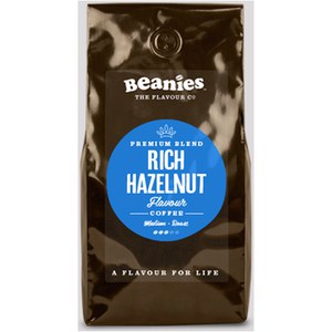 Beanies Premium Rich Hazelnut Roast Coffee - 1kg (Medium Grind)