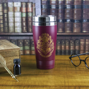 Harry Potter Hogwarts Travel Mug - Burgundy