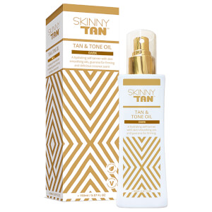Aceite bronceador tonificante Tan and Tone de SKINNY TAN - Oscuro (145 ml)