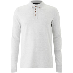Polo manga larga Brave Soul Lincoln - Hombre - Blanco