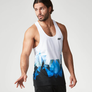 Stringer Vest Padrão Digital Geo