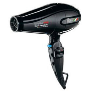 BaByliss PRO Portofino Nano Titanium Hair Dryer - Black
