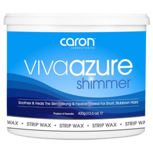 Caron Viva Azure Shimmer Microwaveable Strip Wax 400ml