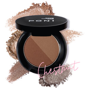 PONi Cosmetics Duo Brow Powder - Chestnut