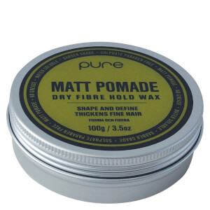 Pure Matt Pomade Dry Fibre Hold Wax 100g