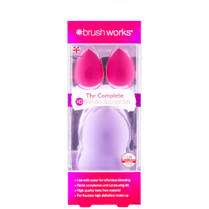 brushworks HD Complete Blender Sponge Set