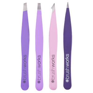 brushworks HD Combination Tweezer Set -pinsettisetti, Mixed