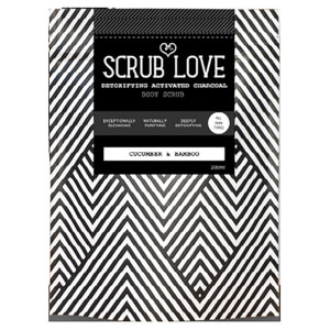 Scrub Love Active Charcoal Body Scrub - Cucumber & Bamboo
