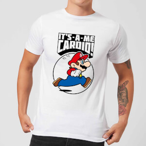 Nintendo Super Mario Cardio Men's White T-Shirt