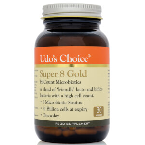 Udo's Choice Super 8 GOLD Microbiotics - 30 Vegecaps