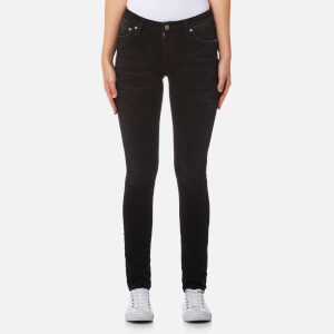 Nudie Jeans Women's Skinny Lin Jeans - Black Raven