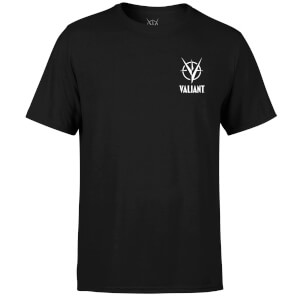 Valiant Comics Logo Pocket Mono T-Shirt - Black