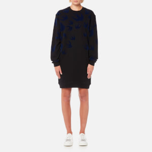 McQ Alexander McQueen Women's Classic Swallow Sweat Dress - Black/Carbon Navy