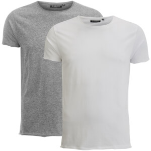 Comprar Brave Soul Men's Fresher 2 Pack T-Shirt - White/Light Grey Marl
