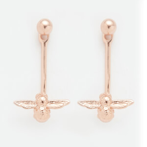 Olivia Burton Women's Moulded Bee Earrings - Rose Gold