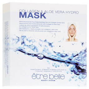 Download Etre Belle Cosmetics Collagen Aloe Vera Hydro Mask Glossybox Us PSD Mockup Templates
