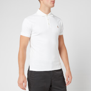 ralph lauren men's slim fit white shirt