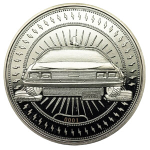 Back to the Future Verzamelmunt: Zilveren Variant - Limited Edition