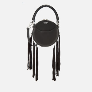 SALAR Women's Lea Fringe Cross Body Bag - Black