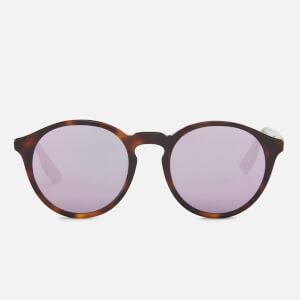 McQ Alexander McQueen Round Lens Sunglasses - Havana/Pink