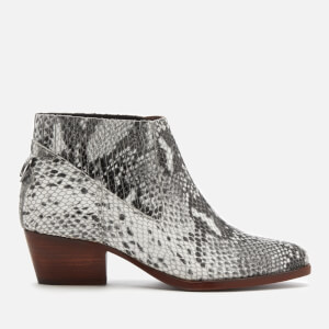 Hudson London Women's Ernest Snake Ankle Boots - Grey