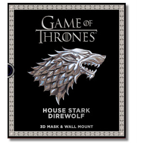 Game of Thrones Haus Stark Schattenwolf 3D Maske
