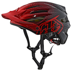 Troy Lee Designs A2 MIPS Starburst MTB Helmet - Red