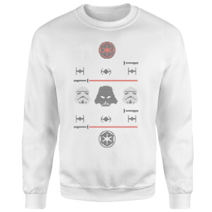 Star Wars Imperial Knit White Christmas Sweatshirt