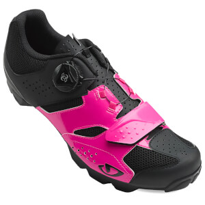Giro Cylinder Women's MTB Cycling Shoes - Bright Pink/Black
