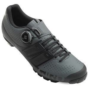 Giro Techlace MTB Cycling Shoes - Dark Shadow/Black