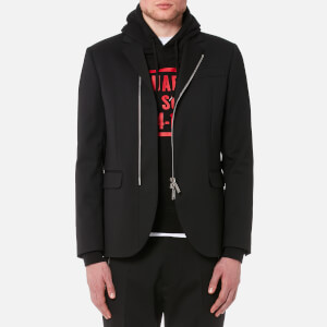 Dsquared2 Men's Zip Detail Blazer - Black