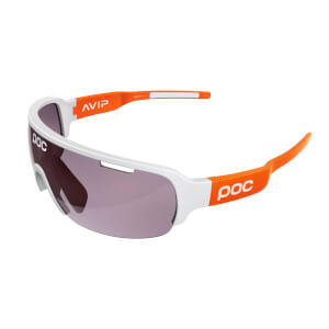 POC DO Half Blade Clarity Sunglasses - Hydrogen White/Zink Orange