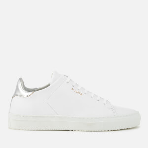 Axel Arigato Women's Clean 90 Leather Cupsole Trainers - White/Silver