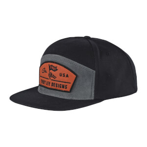 Troy Lee Designs Finish Line Snapback Hat - Black/Blue