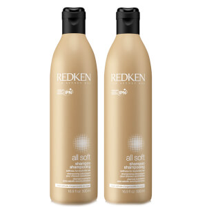 Redken All Soft Shampoo Duo (2 x 500ml)