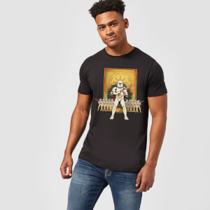 Star Wars Christmas Candy Cane Stormtroopers Black T-Shirt