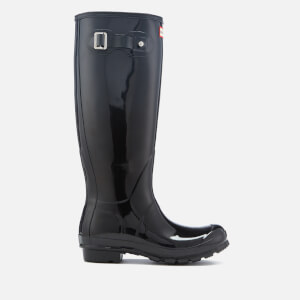 Hunter Women's Original Tall Colour Haze Wellies - Black/Dark Slate