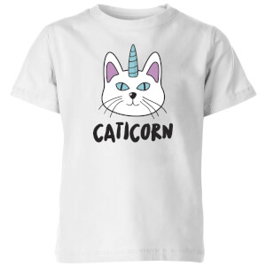 My Little Rascal Caticorn Kids' T-Shirt - White