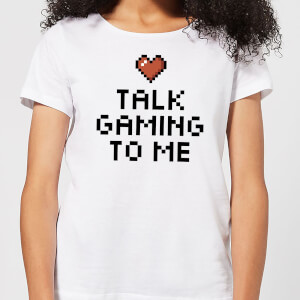 Talk Gaming to Me Women's T-Shirt - White