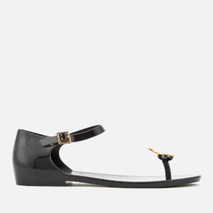 Vivienne Westwood for Melissa Women's Honey Toe Post Sandals - Black Orb