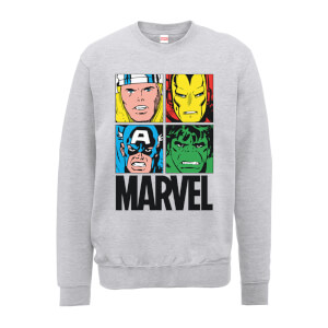 Sweat Homme Multicolore - Marvel - Gris