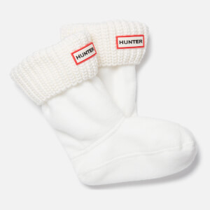 Hunter Toddlers' Short Boots Socks - White