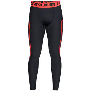Under Armour Men's HeatGear Armour Graphic Leggings - Grey