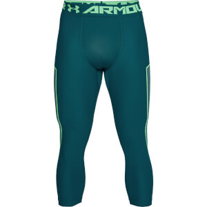 Under Armour Men's HG Armour Graphic 3/4 Leggings - Green