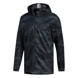 adidas Men's TKO Running Jacket - Black/Carbon