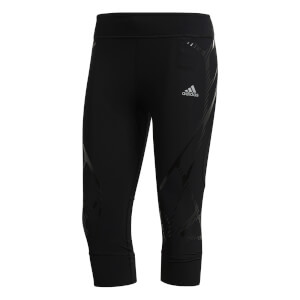 adidas Women's Adizero SW 3/4 Running Tights - Black