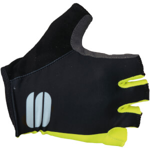 Sportful Women's Diva Gloves - Black/Yellow Fluo