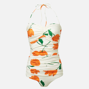 Ganni Women's Silverton Swimsuit - Vanilla Ice