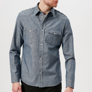 Maison Margiela Men's Double Chest Pocket Shirt - Chambray